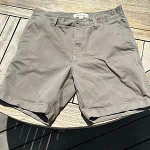 Madewell green/grey khaki type shorts waist 30